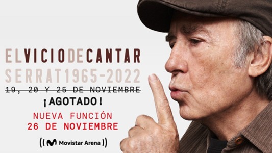 Joan Manuel Serrat se despide con una exitosa gira mundial