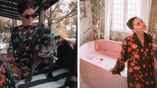 La China Suárez publicó un video de las nuevas remodelaciones en su casa