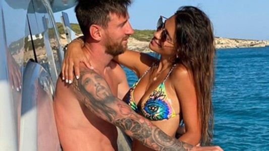 El romántico saludo de Lio Messi a Antonella Roccuzzo