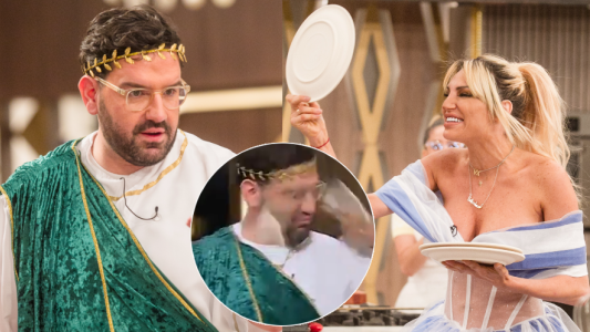 Vicky Xipolitakis volvió partió plato cabeza Damián Betular