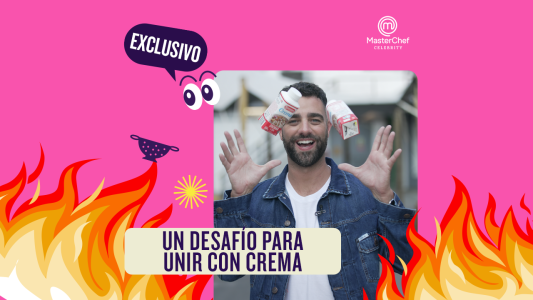 Desafiamos a Tomás Fonzi y Denise Dumas a unir con crema