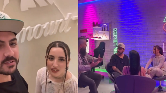 Karen Paz y Jotape jugaron al MK en el Streaming Room mientras se lucieron cantando