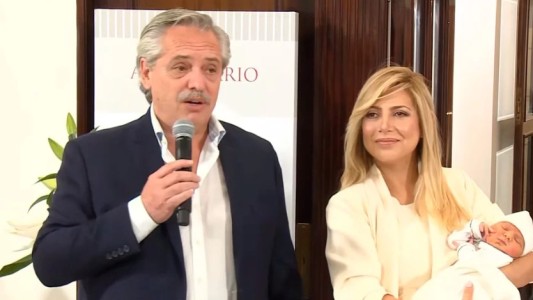Alberto Fernández y Fabiola Yáñez presentaron oficialmente a su bebé Francisco: “Es un momento de mucha felicidad para nosotros”