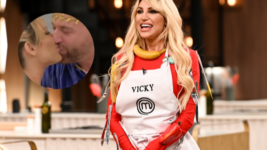 "¿Te gustó el beso?", Vicky Xipolitakis apuró a Martitegui en vivo