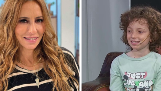 Analía Franchín presentó a su hijo: Benicio