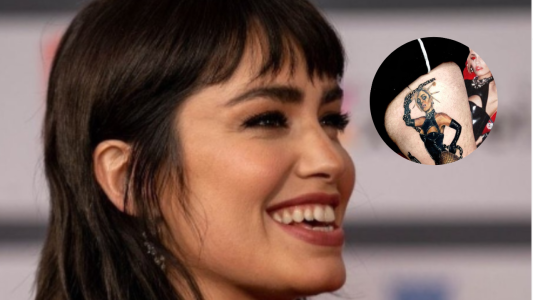 Fanatismo sin limites: un joven se tatuó a Lali Espósito y el resultado la dejó en shock
