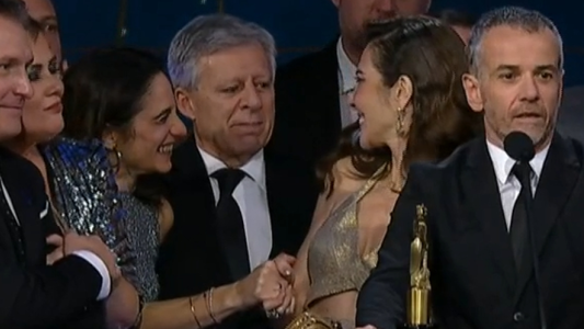 Llanto Daniel López Rosetti Telefe Noticias ganó Martín Fierro