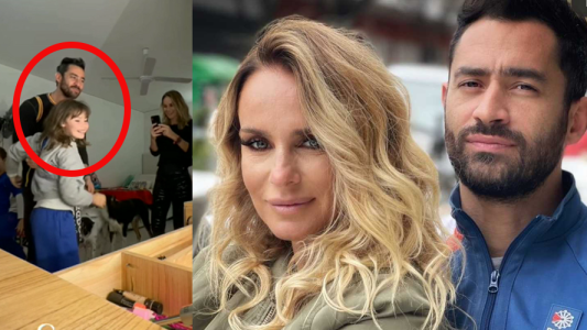 El Tucu López le armó un camarín a la hija de Sabrina Rojas y Luciano Castro