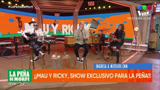 Mau y Ricky recordaron a Gerardo Rozín y cantaron con Jey Mammon