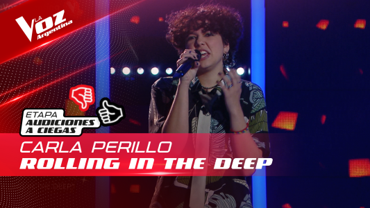 Carla Perillo - “Rolling In The Deep” - Audiciones a Ciegas - La Voz Argentina 2022