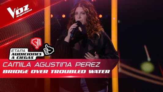 Camila Pérez - “Bridge Over Troubled Water” - Audiciones a Ciegas - La Voz Argentina 2022