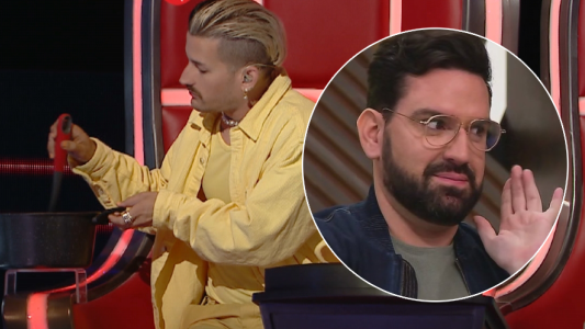 Ricky Montaner se puso a cocinar en La Voz Argentina: "Para vos, Betular"