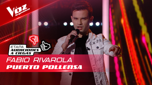 Fabio Rivarola - “Puerto Pollensa” - Audiciones a Ciegas - La Voz Argentina 2022