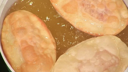 Receta de lenguas de tortas fritas con membrillo