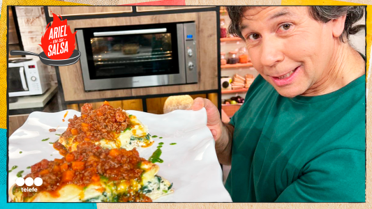 Receta de lasaña de ricota, jamón, mozzarella y espinacas con bechamel y salsa boloñesa