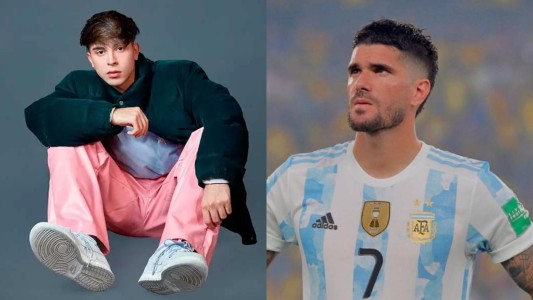 Rusherking tuvo un gesto con De Paul, pero le salió mal: "Estuvo con tu jermu"