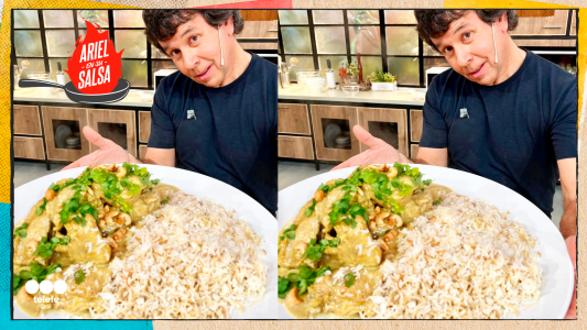 Receta pollo curry arroz cabellos ángel