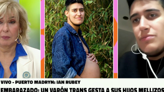 Está embarazado de mellizos y será papá: la historia de Ian Rubey