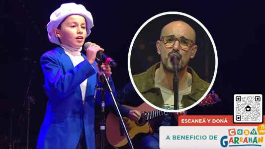 Milo Marotti: el niño prodigio de la música cantó en la previa del show de Pintos