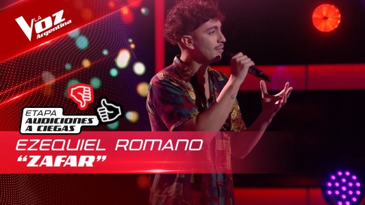 Ezequiel Romano - “Zafar” - Audiciones a Ciegas - La Voz Argentina 2022