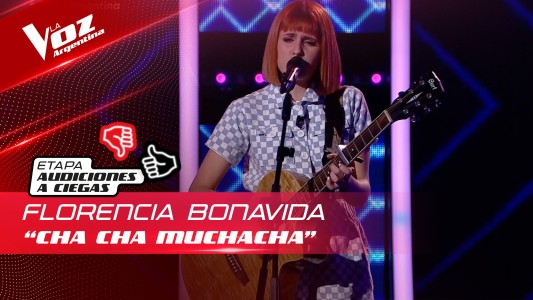 Florencia Bonavida - “Cha cha, muchacha” - Audiciones a Ciegas - La Voz Argentina 2022