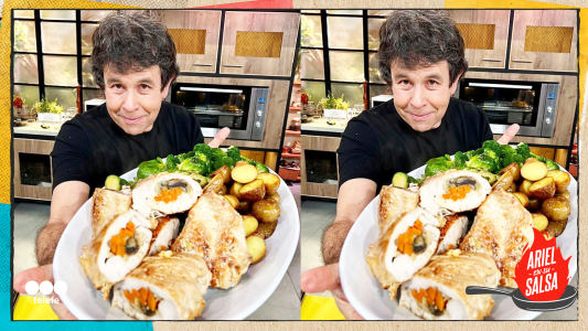 Receta de Supremas rellenas con salsa de ajo, anchoas y nueces