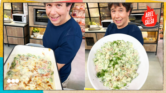 Receta de Noquis verdes soufflé con salsa parisienne