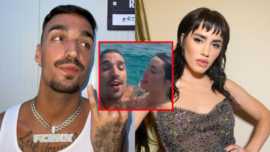 Rels B publicó un video a solas en el mar mediterráneo con Lali Espósito