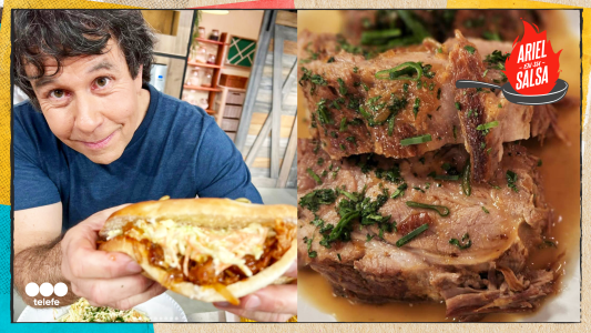 Receta de cerdo desmechado con pan catalán