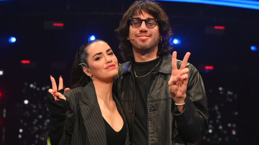 Amorosa bienvenida Lali Mateo Sujatovich co coach Knockouts