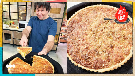 Receta: Quiche de puerro con panceta y queso