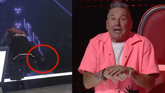 El aparatoso accidente de Julia en el ensayo de La Voz Argentina