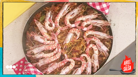 Receta de Paella de fideos o fideuá
