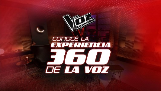 Conocé el estudio de La Voz Argentina con la experiencia 360°