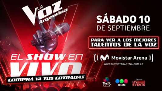 ¿Que participantes de La Voz Argentina 2022 cantaran en el Show del Movistar Arena?