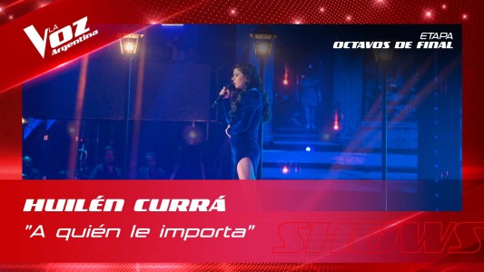 Huilen Curra A quien importa Shows vivo 8vos La Voz Argentina 2022