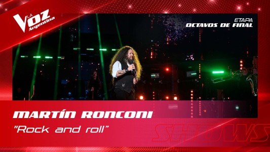 Martin Ronconi Rock and Roll Shows en vivo 8vos La Voz Argentina 2022