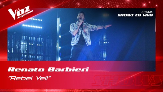Renato Barbieri Rebel Yell Shows en vivo 8vos La Voz Argentina 2022