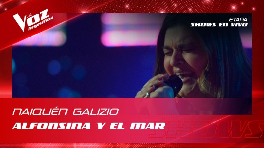Naiquen Galizio - “Alfonsina y el mar” - Shows en vivo 8vos - La Voz Argentina 2022