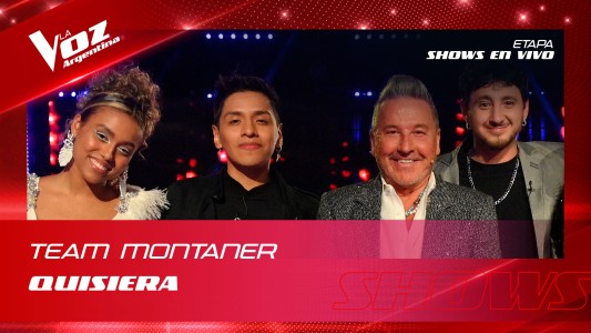 Montaner canto quisiera team