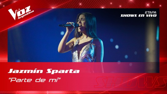 Jazmin Sparta Parte de mi Shows en vivo 8vos La Voz Argentina 2022
