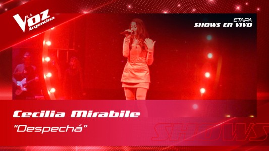 Cecilia Mirabile Despecha Shows en vivo 8vos La Voz Argentina 2022
