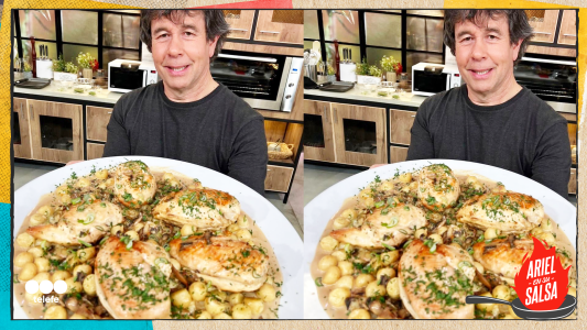 Receta de Supremas rellenas con papas noisette