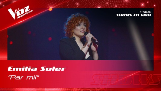 Emilia Soler - "Par mil" - Shows en vivo 4tos - La Voz Argentina 2022