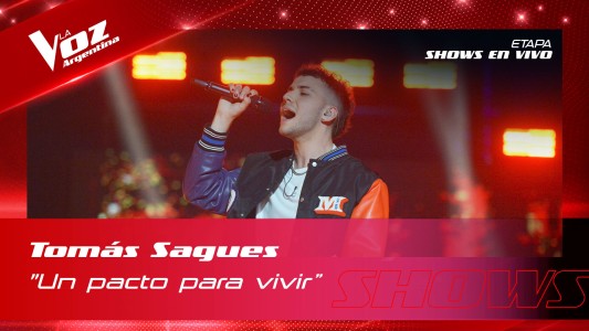 Tomás Sagués - "Un pacto" - Shows en vivo 4tos - La Voz Argentina 2022