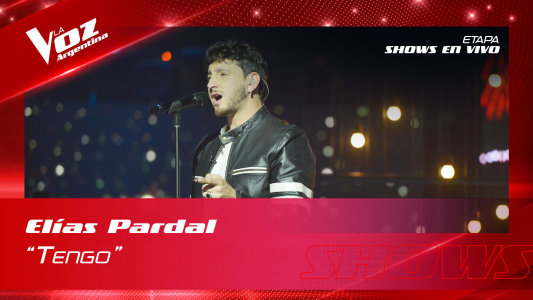 Elías Pardal - "Tengo" - Shows en vivo 4tos - La Voz Argentina 2022