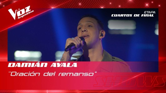 Damián Ayala - “Oración del remanso” - Shows en vivo 4tos - La Voz Argentina 2022