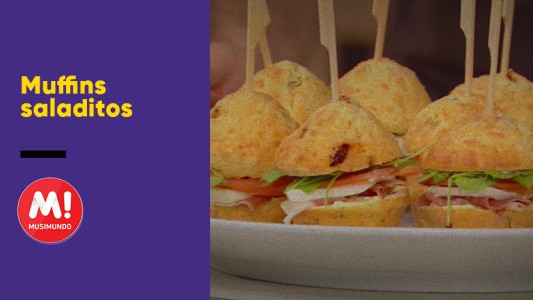Muffins de queso con relleno explosivo