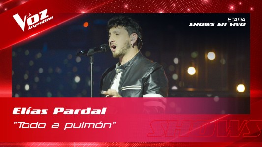 Elías Pardal - “Todo a pulmón” - Semifinal - La Voz Argentina 2022