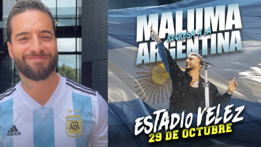Comenzó la venta general de entradas de Maluma en Argentina: ¡Vuelve a lo grande!